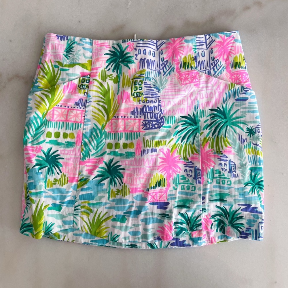 Lilly Pulitzer Tropical Print Mini Skort